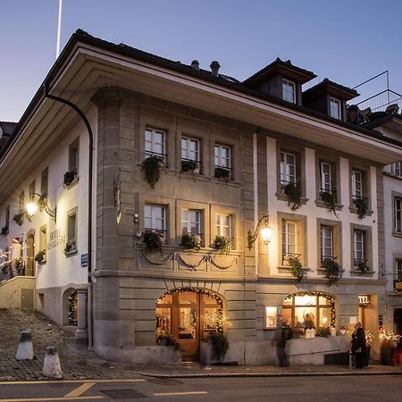 Hotel Restaurant Au Sauvage Friburgo Exterior foto